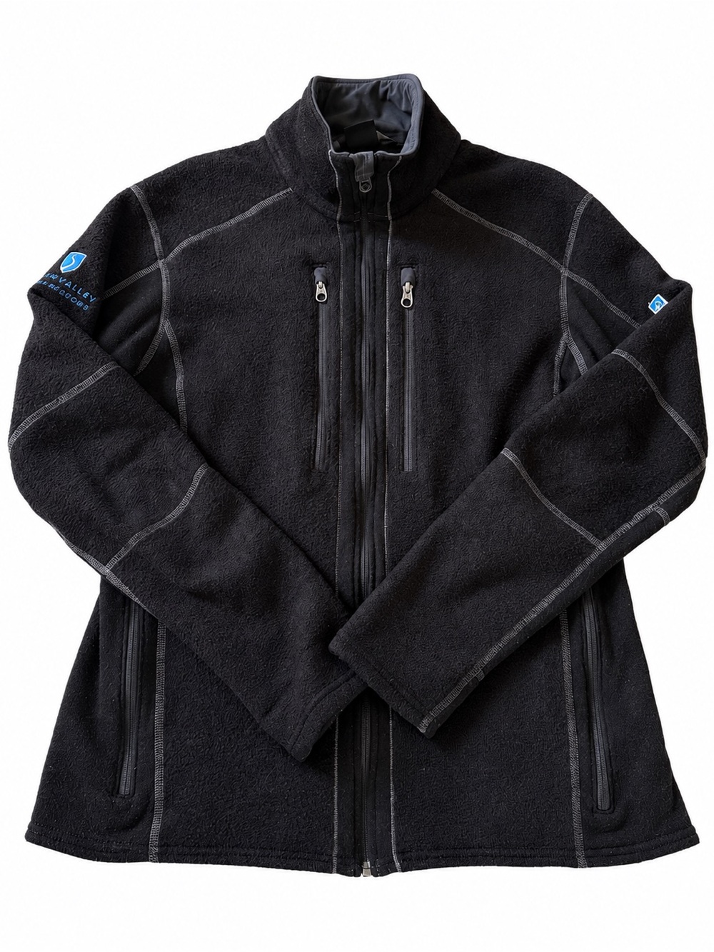 KUHL Interceptr Full-Zip Black Jacket - Men's XL Squaw Valley Embroidery